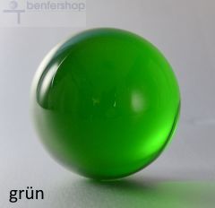 Farbige Vollglaskugel grün